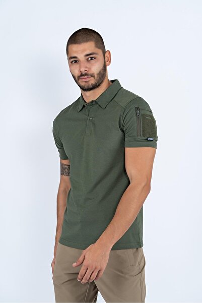 W-PACK Combat Tactical Outdoor T-shirt Polo Yaka Tactical Kısa Kol -802