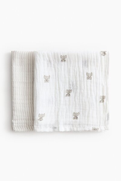 H&M 2'li Muslin Bez