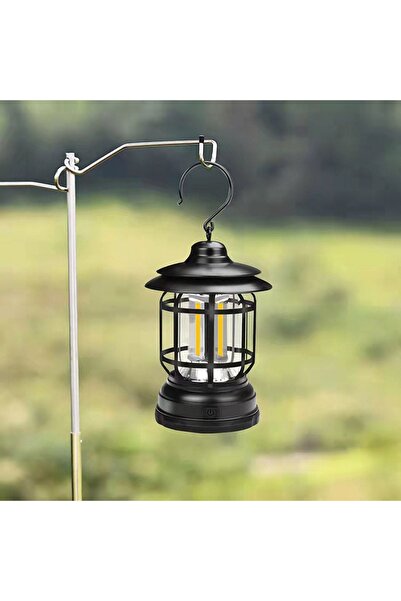 OEM Lanterna cu 3 LED COB, 600 Lumeni, Impermeabilă IP65, 9.6x9.6x16.6cm