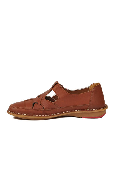 Pierre Cardin Tan Genuine Leather Soft Comfortable Sole Velcro Women's Casual...
