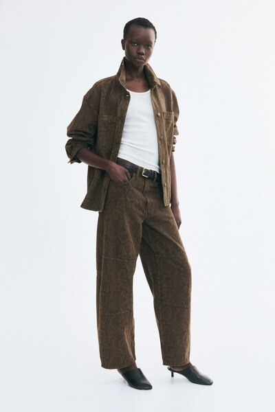 H&M Barrel High Waist Jeans