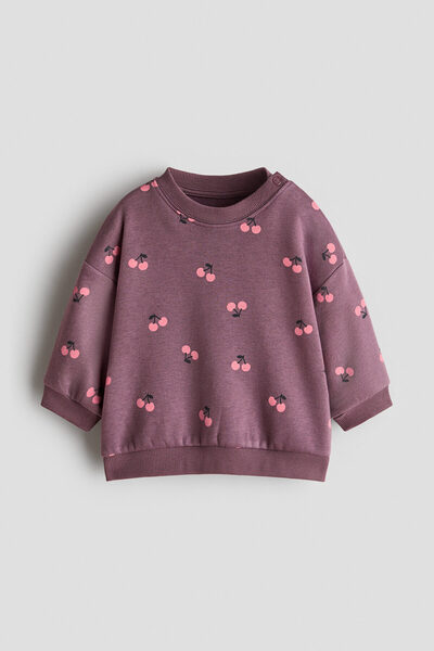 H&M Baskılı Sweatshirt