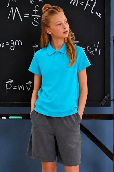 Minigimin Cicileri Polo Collar Short Sleeve Unisex Children's School T-Shirt ...