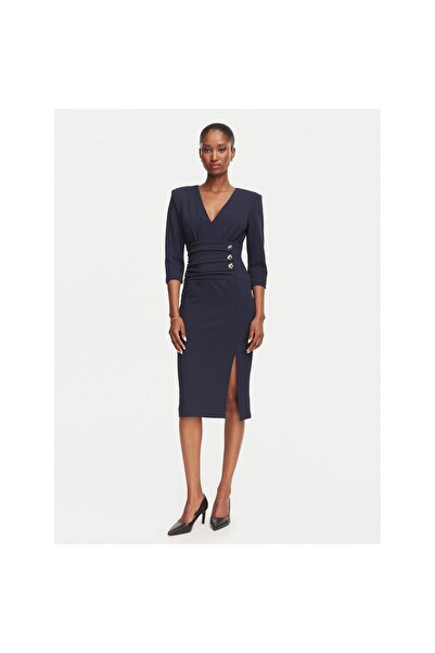 RINASCIMENTO Rochie de cocktail pentru femei CFC0020495002 Albastru închis