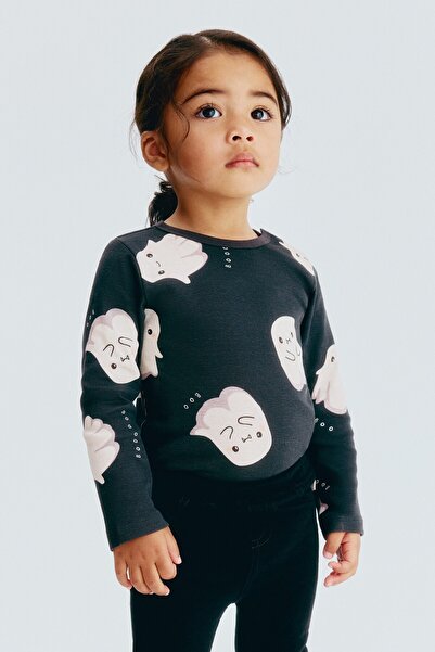 H&M Pamuklu ve Baskılı Body