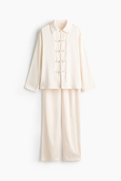 H&M Saten Pijama Takımı