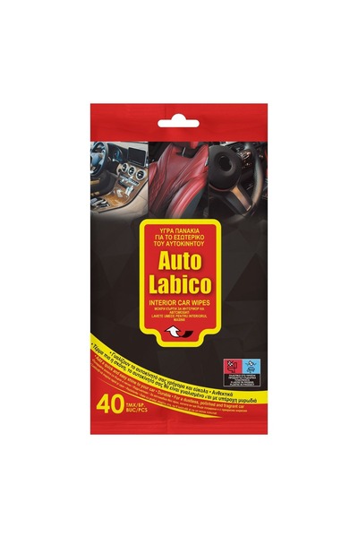 OEM Șervețele Auto Labico pentru Interiorul Mașinii - 40 bucăți