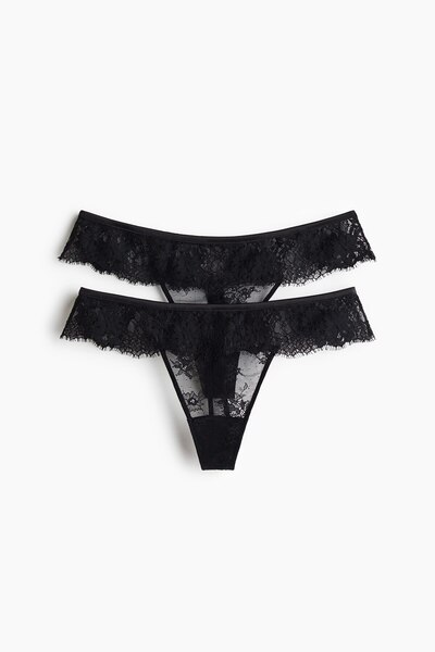 H&M 2'li Dantel Thong Külot