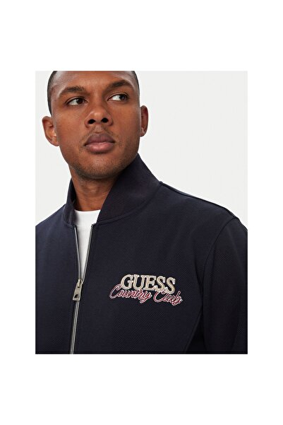 Guess Bluză bărbătească M6YQ29K4250 Albastru închis