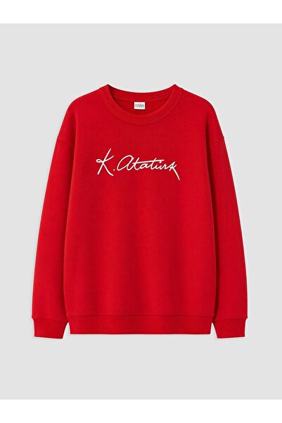 LC Waikiki Ataturk Signed Boys' Thick Sweatshirt (W6)