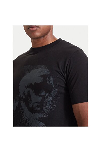 Karl Lagerfeld Tricou bărbătesc 755063 564242 Negru