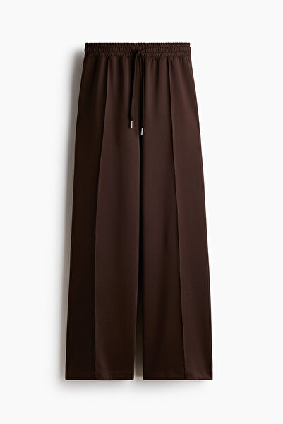 H&M İnce Ribanalı ve Büzgü Bağlı Pantolon