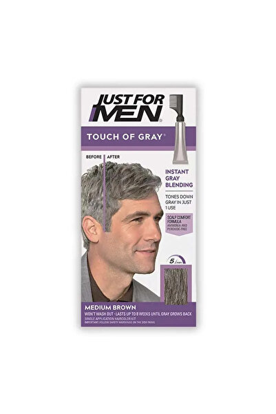 Just For Men Απαλή Απόχρωση Γκρι Άμεσης Ανάμειξης - Σετ Βαφής για Μερική Κάλυ...