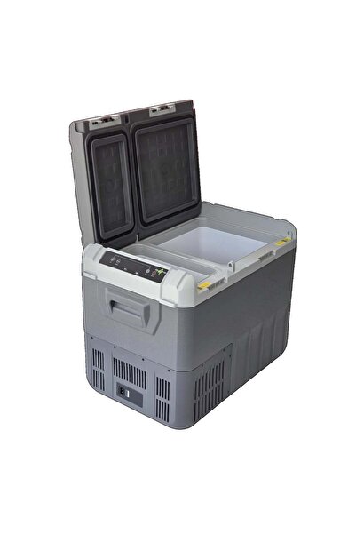 QUATRO Araç Buzdolabı Kompresörlü 12/24 Volt Taşınabilir Oto Buzdolabı 35 Lit...
