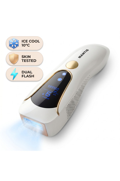 mantis Professional IPL Epilator Air 15 PRO, Sapphire Cooling 10°C, 999,900 P...