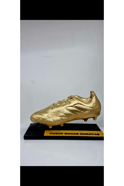 Fifa Altın Ayakkabı Ödülü Figürü - Kişiye Özel Isim Yazılabilir Golden Boot Award 20 Cm