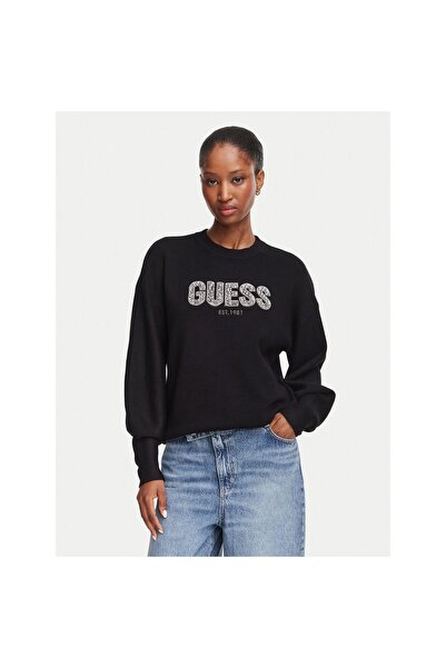 Guess Pulover de damă W6YR30Z0978 Negru