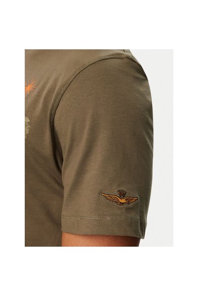 Aeronautica Militare Tricou bărbătesc 262TS2579UJ00750 Kaki