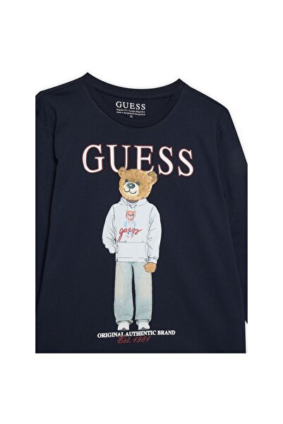 Guess Bluză băieți L6YI20K3752 Albastru închis