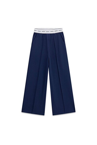 Guess Pantaloni de trening - Albastru - Talie normală
