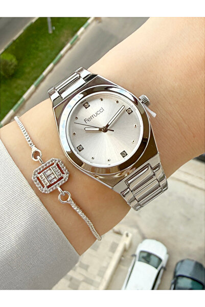 Ferrucci 33mm Waterproof Steel Women's Wristwatch