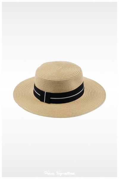 PIECE SIGNATURE Luxury Straw Beach Hat (57-58 cm)