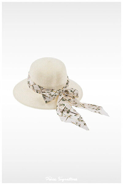 PIECE SIGNATURE Luxury Straw Beach Hat (57-58 cm)