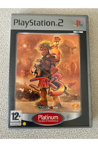 EA ps2 jak 3 orjinal oyun 10/10 disk kondüsyonu kitapçık var playstation 2