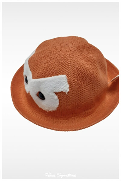 PIECE SIGNATURE Octopus Mercerized Children's Hat (2-5 Years) (Orange)