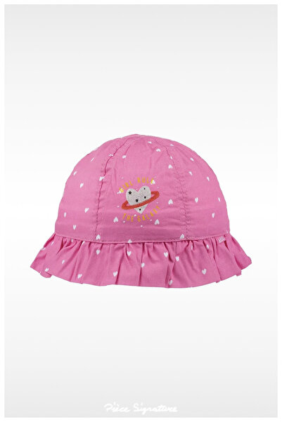 PIECE SIGNATURE 100% Cotton Sun Hat for Girls (Ages 4-8) (Size 52)