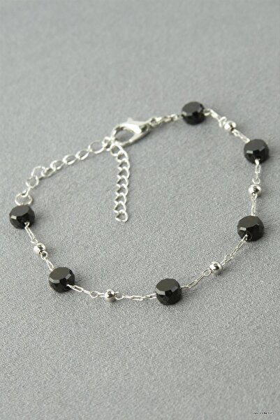ZERO LAND Aconcept Round Crystal Stone Bracelet (191501) Silver Color