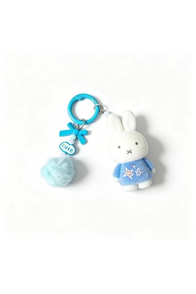 Choice7 D Miffy Cute Creative Fashion Plush Keychain Portable Decorative Rabb...