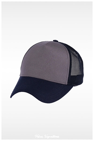 PIECE SIGNATURE Polyester Mesh Sun Hat, Truker Cap