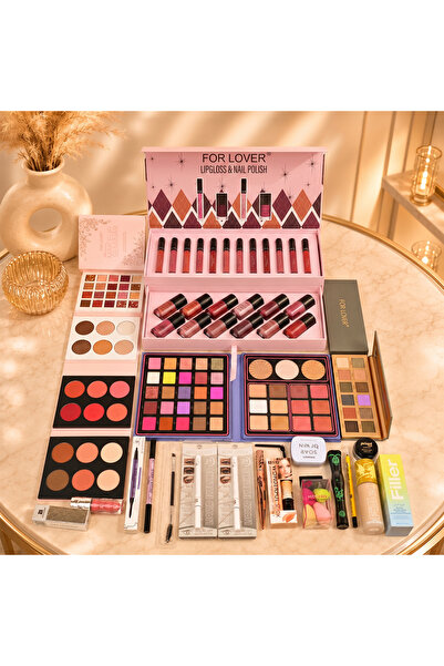 FOR LOVER Fourlover Super Stay Luxury Makeup Set with Eyeliner, Eyeshadow, Bl...