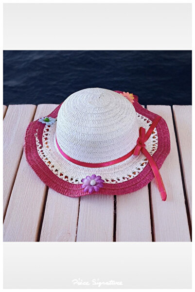PIECE SIGNATURE Solid Color Mercerized Girl's Hat (Age 3-7)