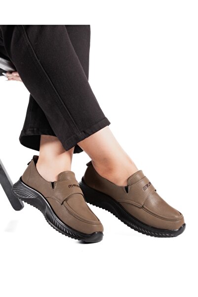 ALOGO Women's casual slip-on shoes, wide model, comfortable, elastic, with so...