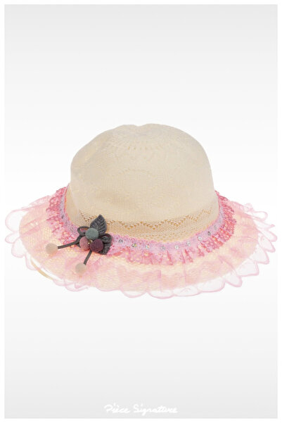 PIECE SIGNATURE Children's Mercerized Hat (52-54 Cm) 2-6 Years Old (With Adju...