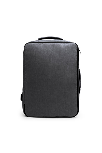 STAMINA Rucsac VOLPEX pentru laptop de 13 inch cu port USB, negru