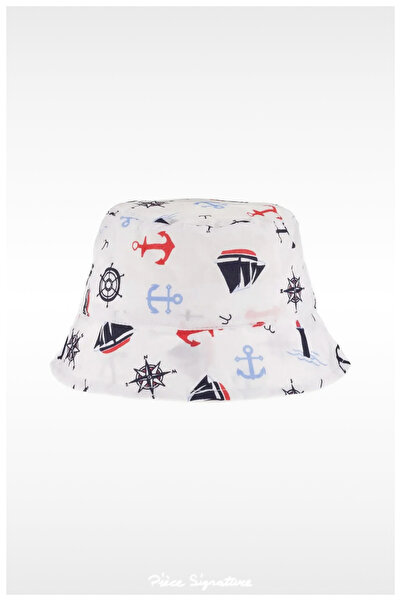 PIECE SIGNATURE 20% Cotton 80% Polyester Children's Sailor Sun Hat (3-6 Years...