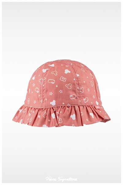 PIECE SIGNATURE 100% Cotton Sun Hat for Girls (1-3 Years) (Size 48-50)