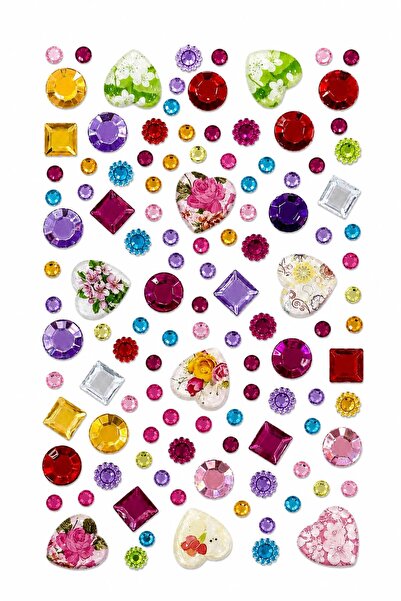Charmist Gem Era Body Jewels Renkli Yüz ve Vücut Taşı Sticker