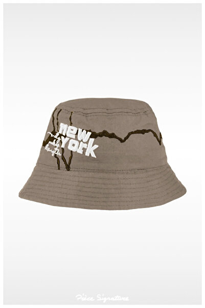 PIECE SIGNATURE 100% Cotton Sun Hat for Boys (Ages 4-8) (Size 52)
