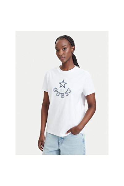 Guess Tricou de damă V6YI04K4268 Alb