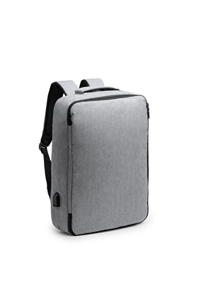 STAMINA Rucsac VOLPEX pentru laptop de 13 inch cu port USB, gri