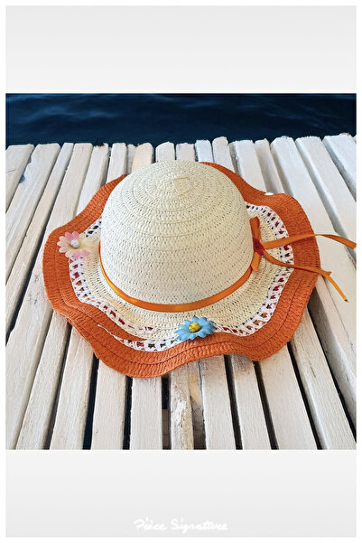 PIECE SIGNATURE Solid Color Mercerized Girl's Hat (Age 3-7)