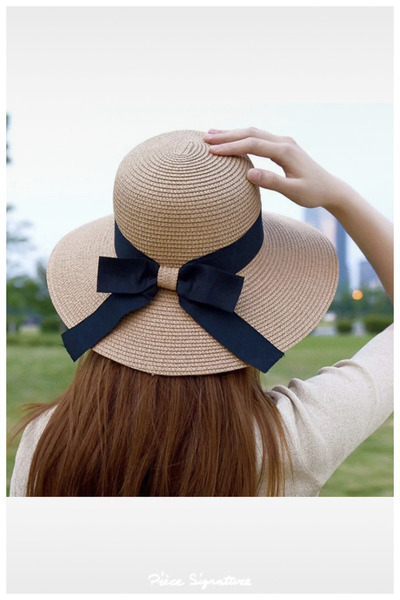 PIECE SIGNATURE Luxury Straw Beach Hat (57-58 cm)