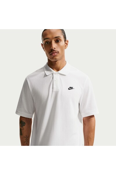 Nike Club Erkek Beyaz Yakalı Günlük Stil T-Shirt FN3894-100