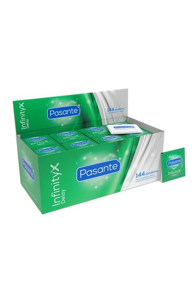 PASANTE Condoms Delay Infinity X Clinic x 144 pieces