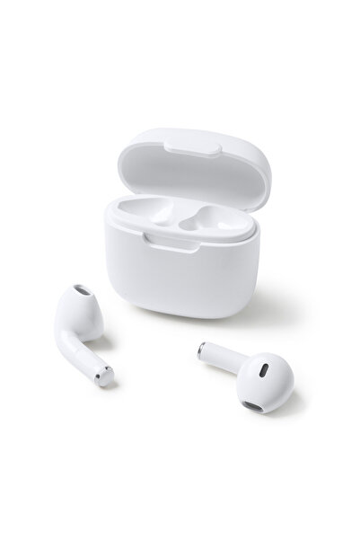 STAMINA Căști wireless Bluetooth COSTEN, TWS, carcasă încărcare, alb