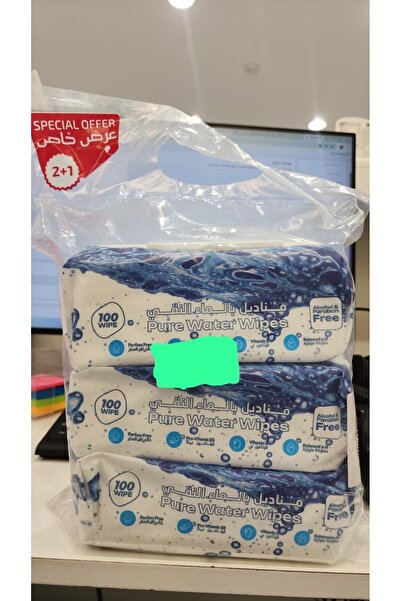 Everest PURE WATER 100 WIPES 2+1